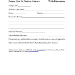11 School Excuse Note Templates PDF Free Premium Templates