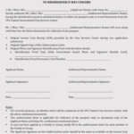 Authorization Letter To Collect Passport 5 Samples Templates