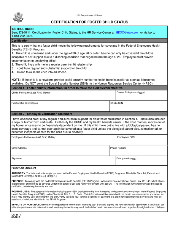 Fill Free Fillable Department Of State PDF Forms