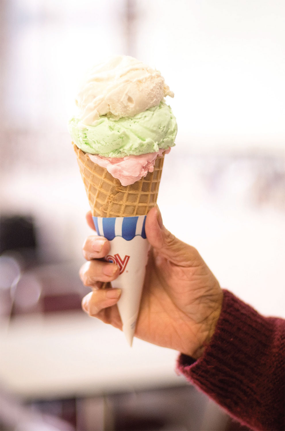 Mardi Gras Ice Cream Edible Columbus