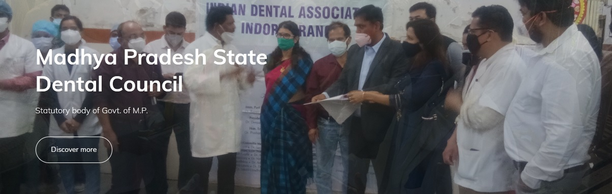 MP State Dental Council Application Form For New Registration Madhya