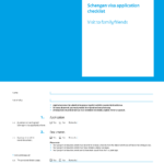 Netherlands Schengen Visa Application Checklist Visit To Family