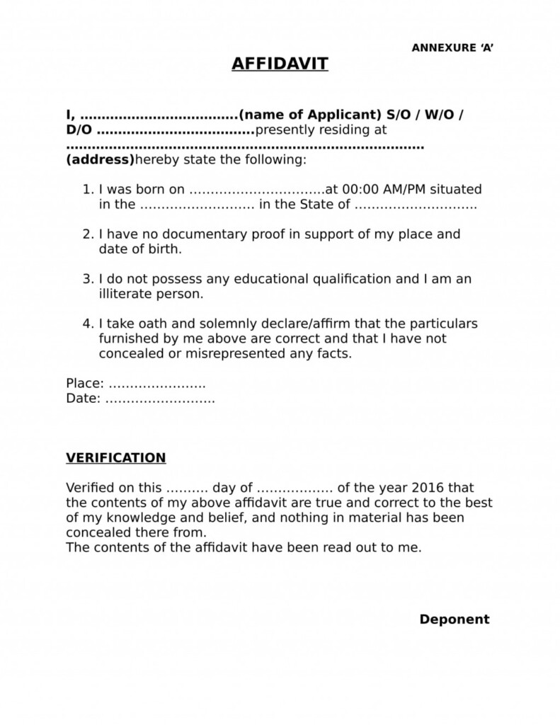 Passport Annexure A Create It Online And Get Delivered 