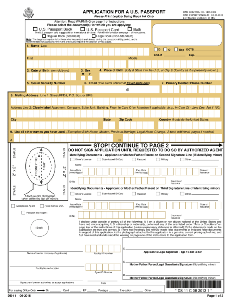 How To Correct Application Form For Passport How To Correct Application Form For Passport